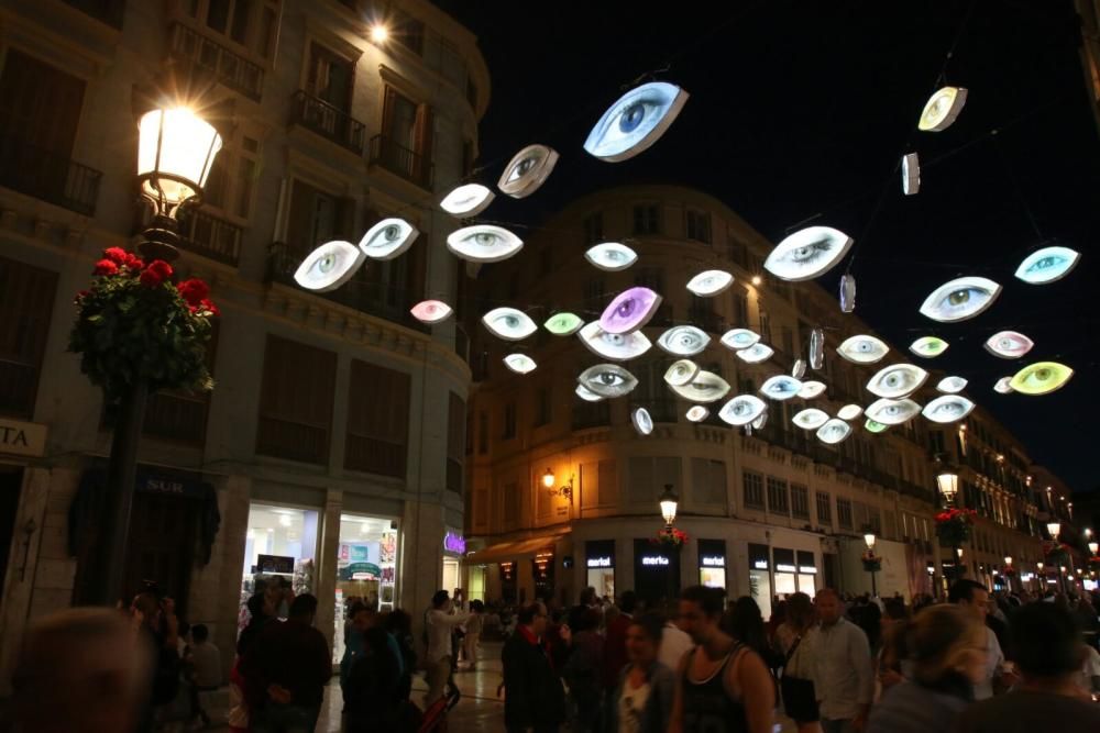 Fotos de la Noche en Blanco de Málaga 2018