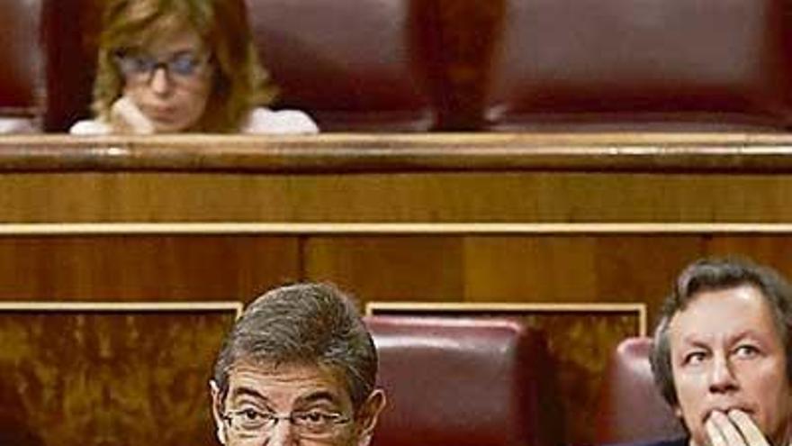 Rafael Catalá durante una intervención en el Congreso.  // E.P.