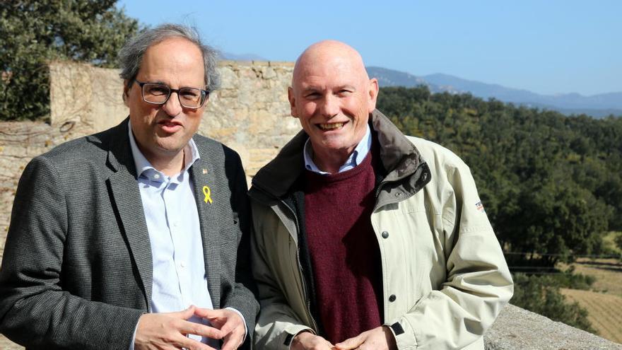 Torra i Ibarretxe al Mas Perxés d&#039;Agullana.