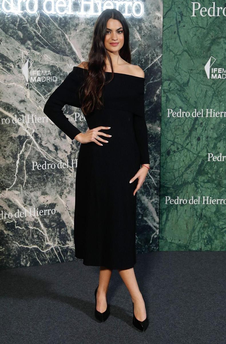 Marta Lozano en photocall de Pedro del Hierro