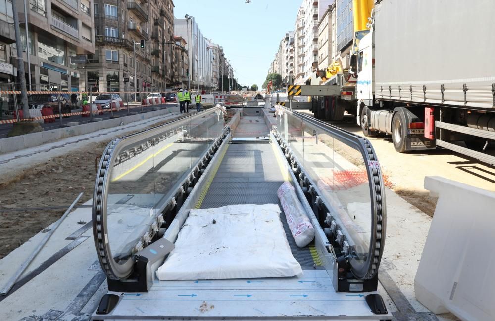 La colocación comenzó la mañana de este martes