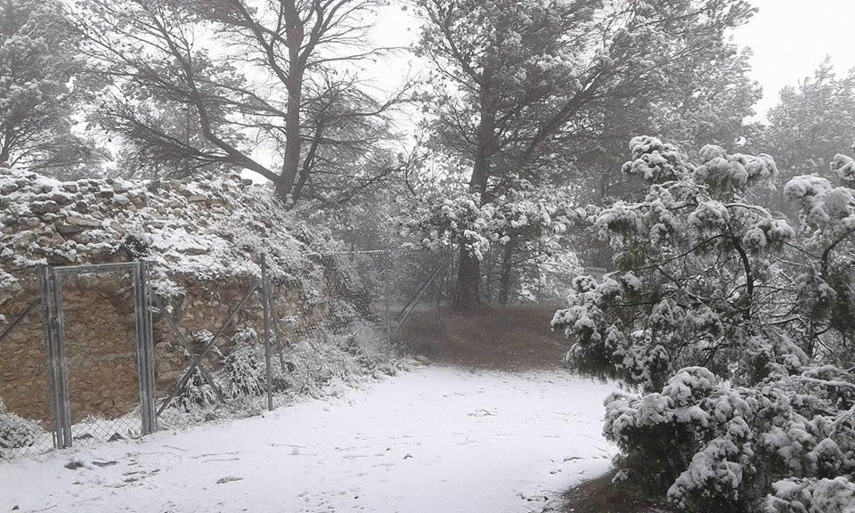 El Xorret de Catí se pinta de blanco