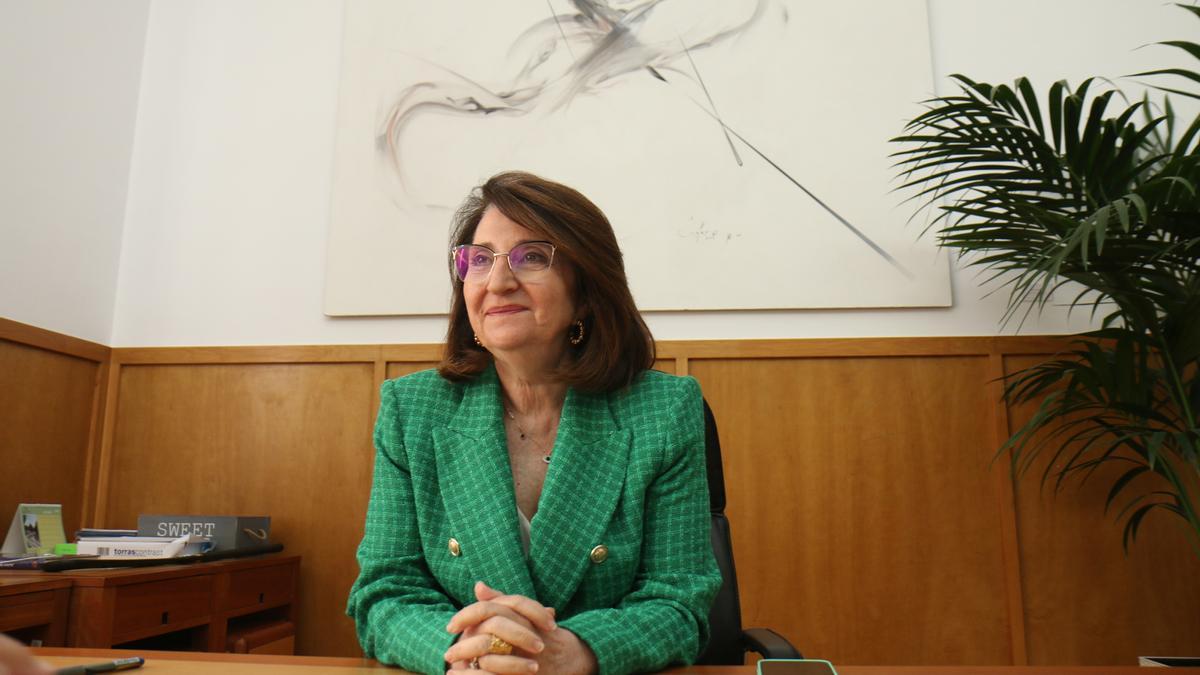 Amparo Navarro. Rectora de la Universidad de Alicante y presidenta del Patronato de la Fundación Universitaria La Alcudia de Investigación Arqueológica