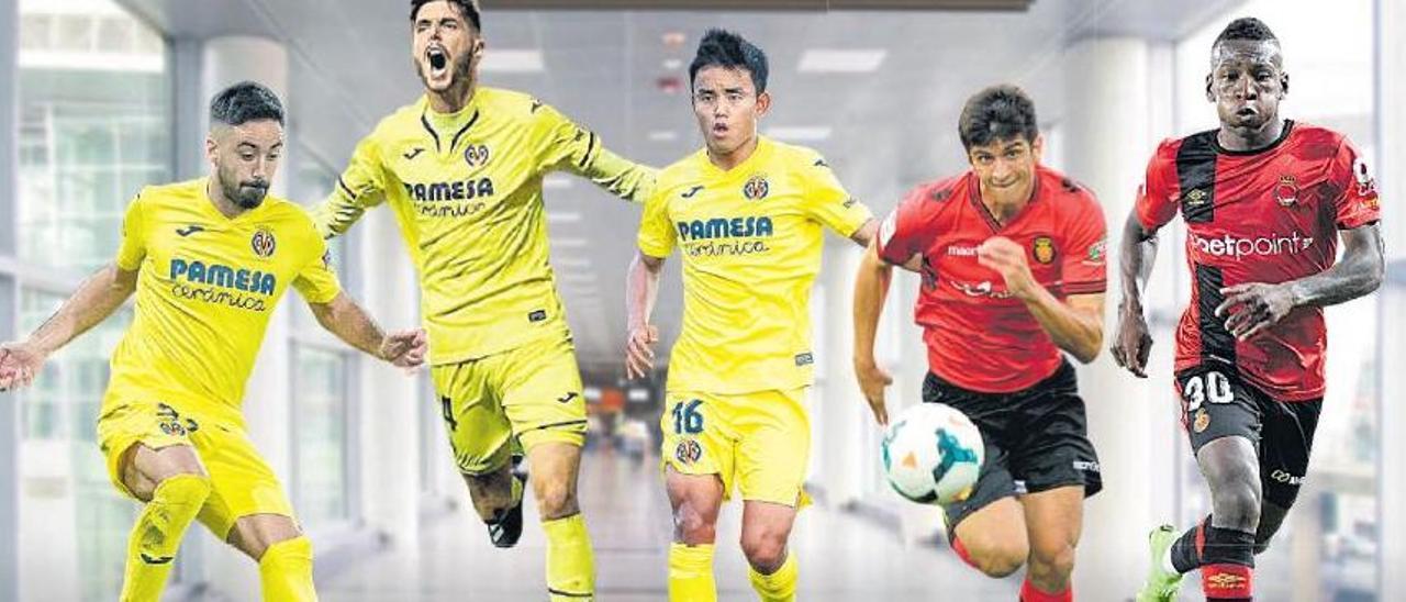 Tres jugadores del Mallorca y dos del Villarreal cuentan con pasado en el otro club.