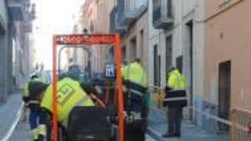 Simulació informàtica de com quedarà part del carrer Colom.