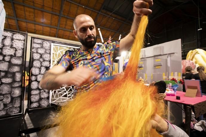 02.03.19. Las Palmas de Gran Canaria. Carnaval 2019. Carnaval 2019. Backstage Preselección Drag. Foto Quique Curbelo