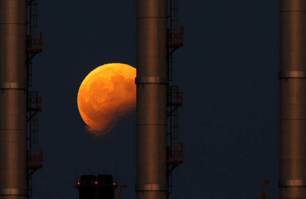 El eclipse desde Malta.