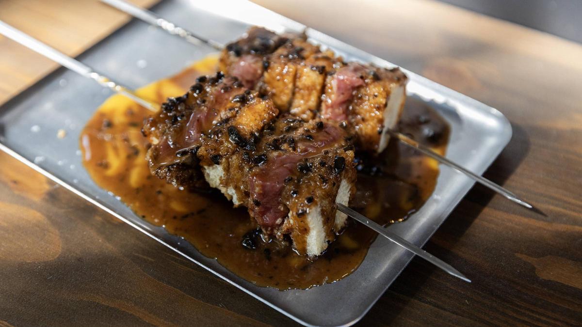 El bocadillo de solomillo de El Rectangle.