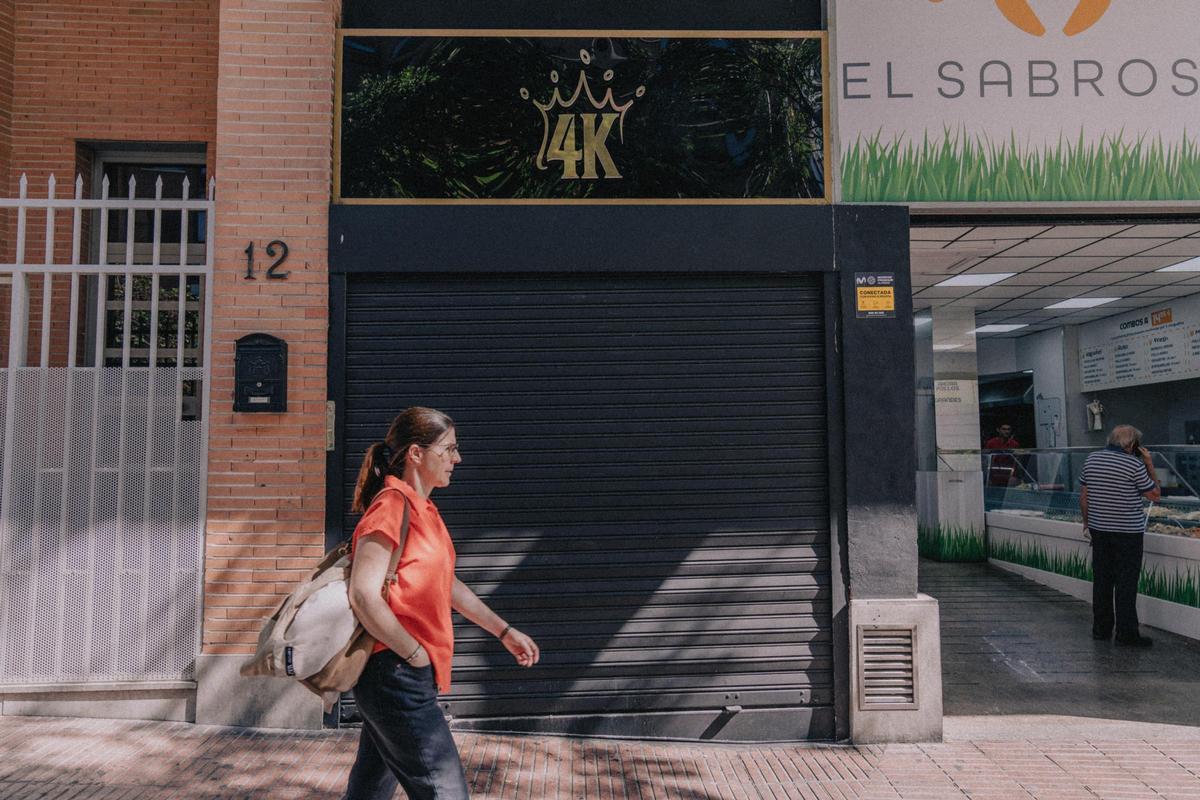 Discoteca 4K, unida a la KLK, con orden de cierre del Ayuntamiento de Madrid, en el distrito de Tetuán.