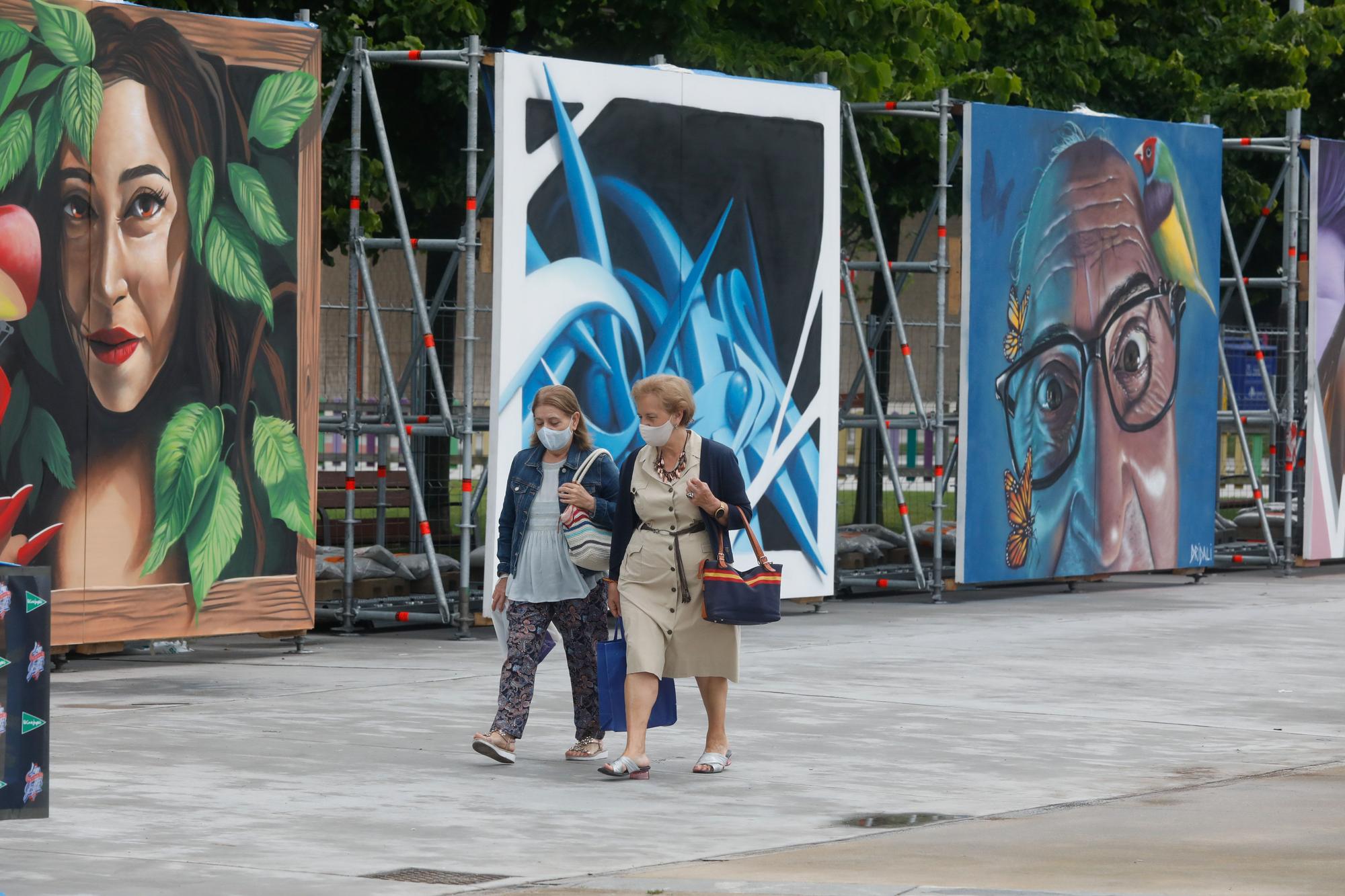 El arte mural toma las calles de Avilés