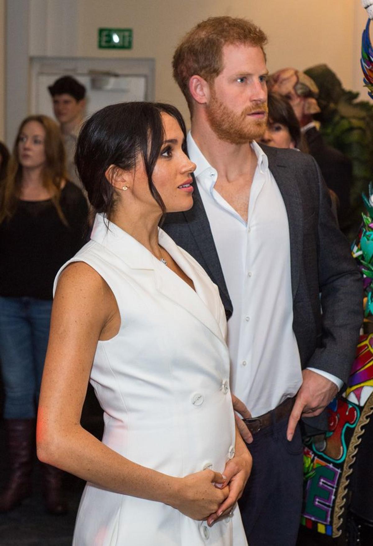 La barriguita de Meghan comienza a estar muy presente