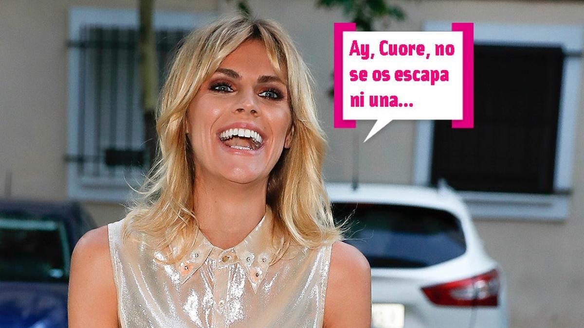 Amaia Salamanca con bocadillo: "Ay, Cuore, no se os escapa ni una"