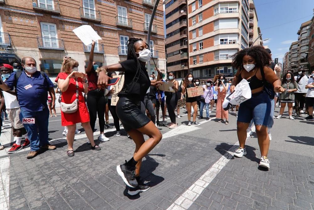 Protesta contra el racismo en Murcia