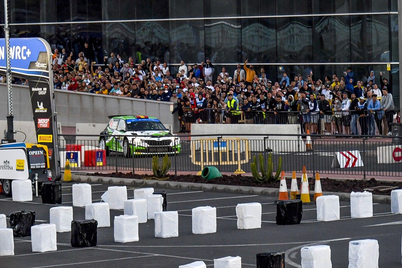 Tramo espectáculo del Rally Islas Canarias