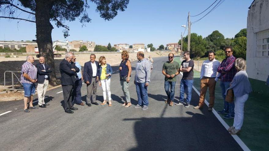 Gallur reabre su acceso principal por carretera seis años después