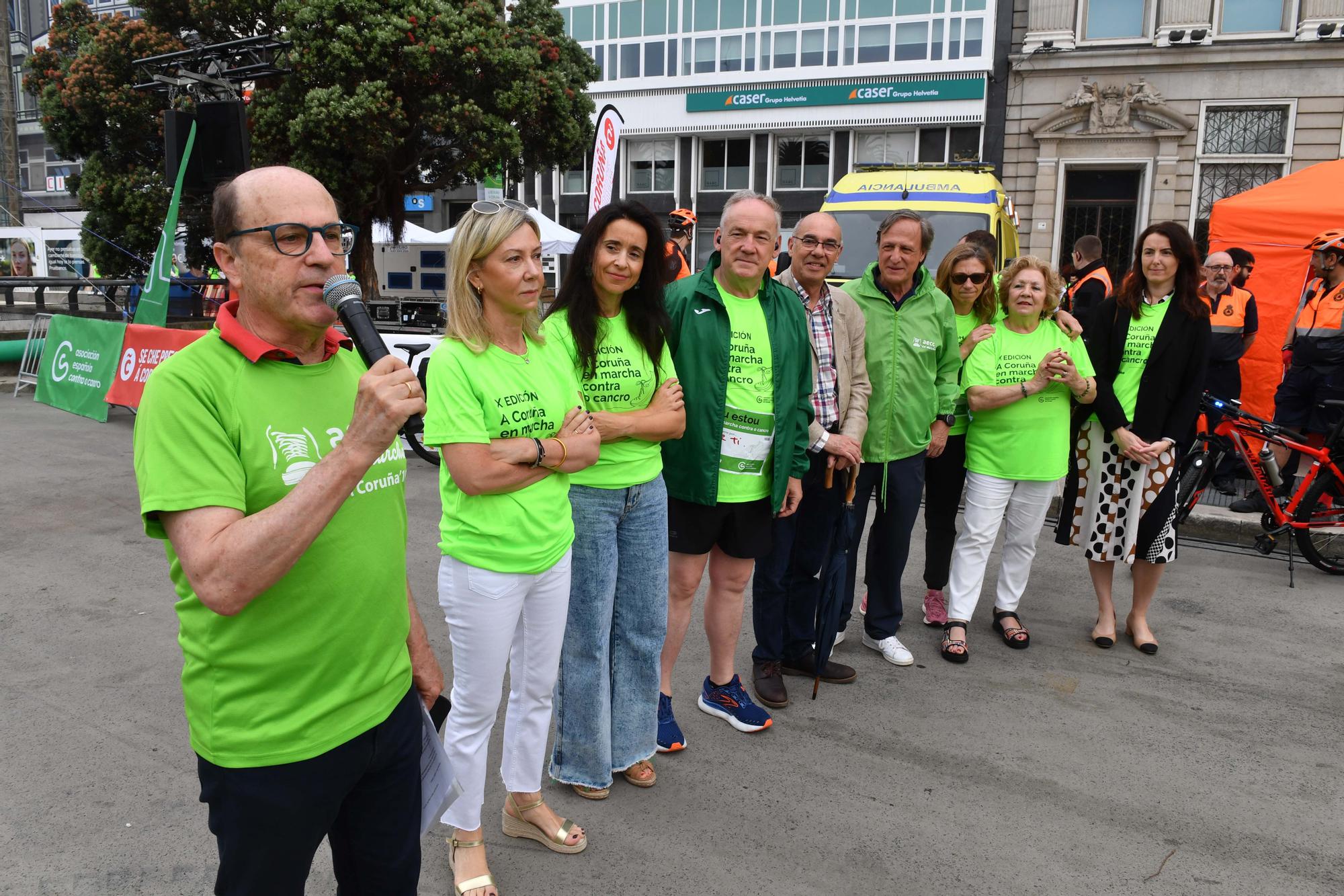 Más de 2.400 participantes en la Andaina Solidaria Contra o Cancro en A Coruña