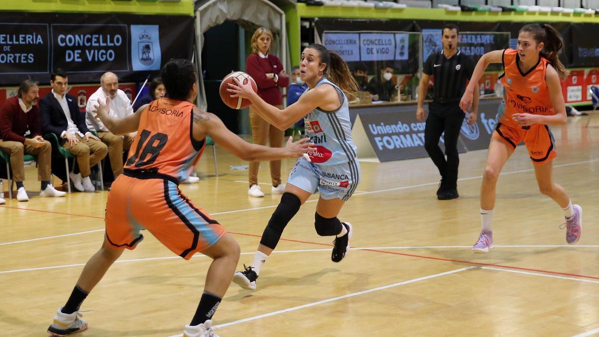 Mariona Martín, en un partido del Celta Zorka Recalvi.