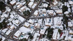 La nevada des de l’aire