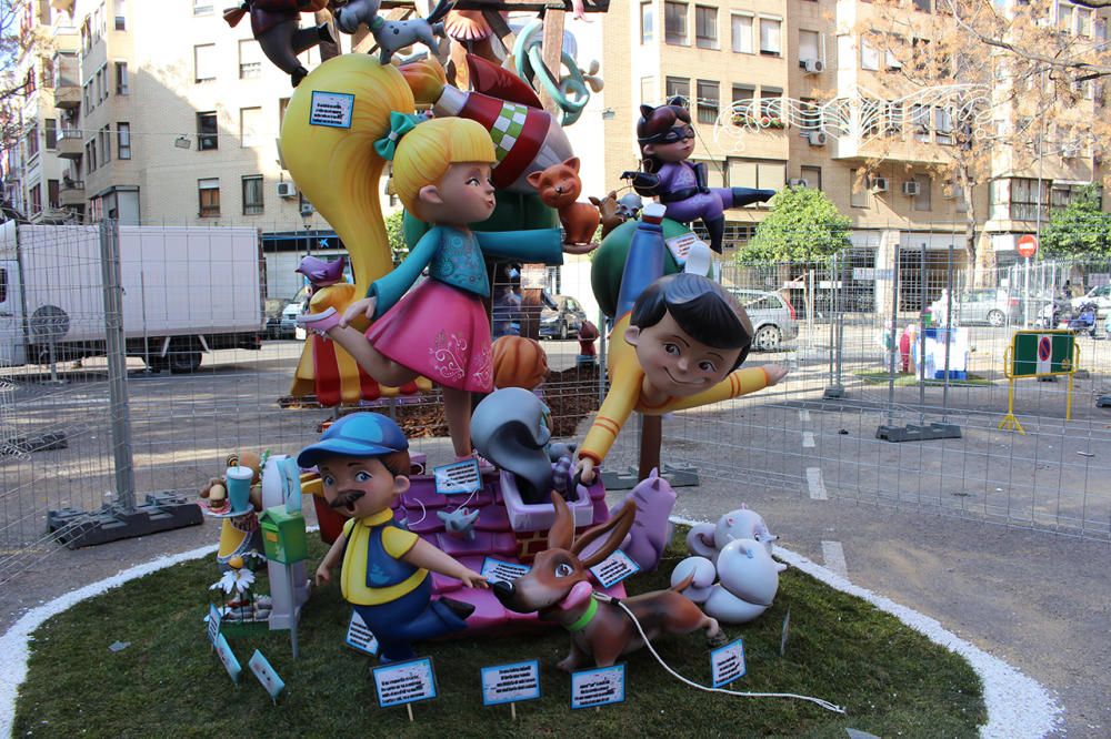 Estas son las fallas de los barrios de València