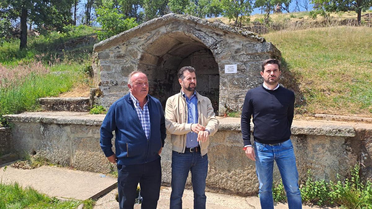 José Manuel Soto, Luis Tudanca y Antidio Fagúndez.