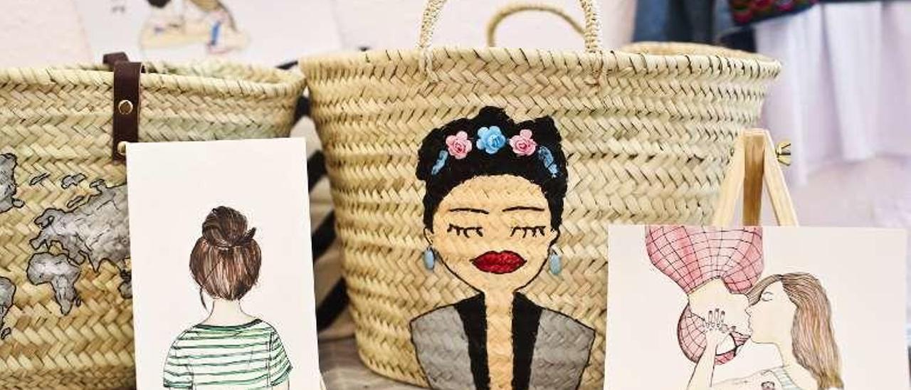 Detalles de algunas de las creaciones de María Rodríguez.