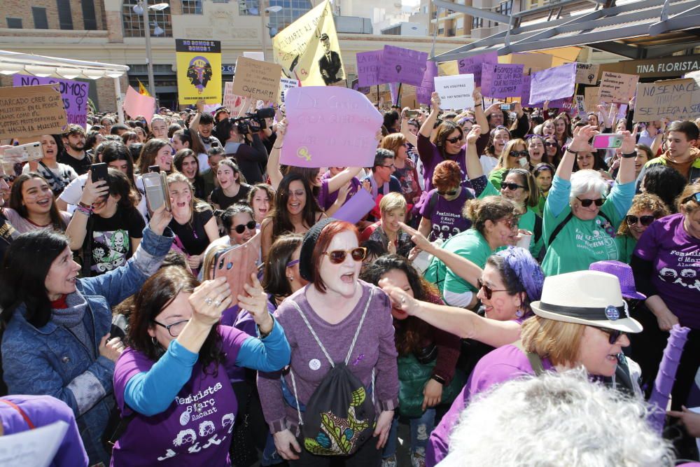 Movilización feminista en Alicante