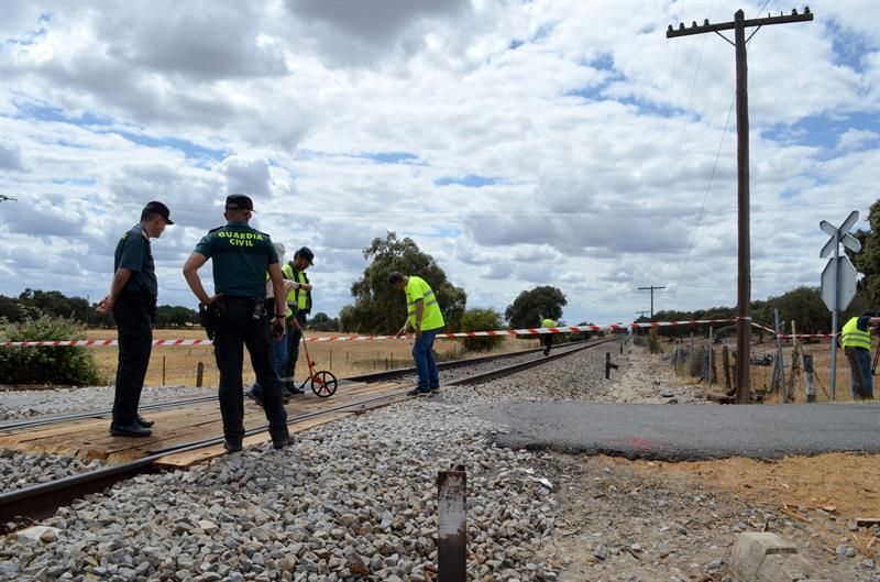 Imágenes del accidente del tren Madrid-Zafra