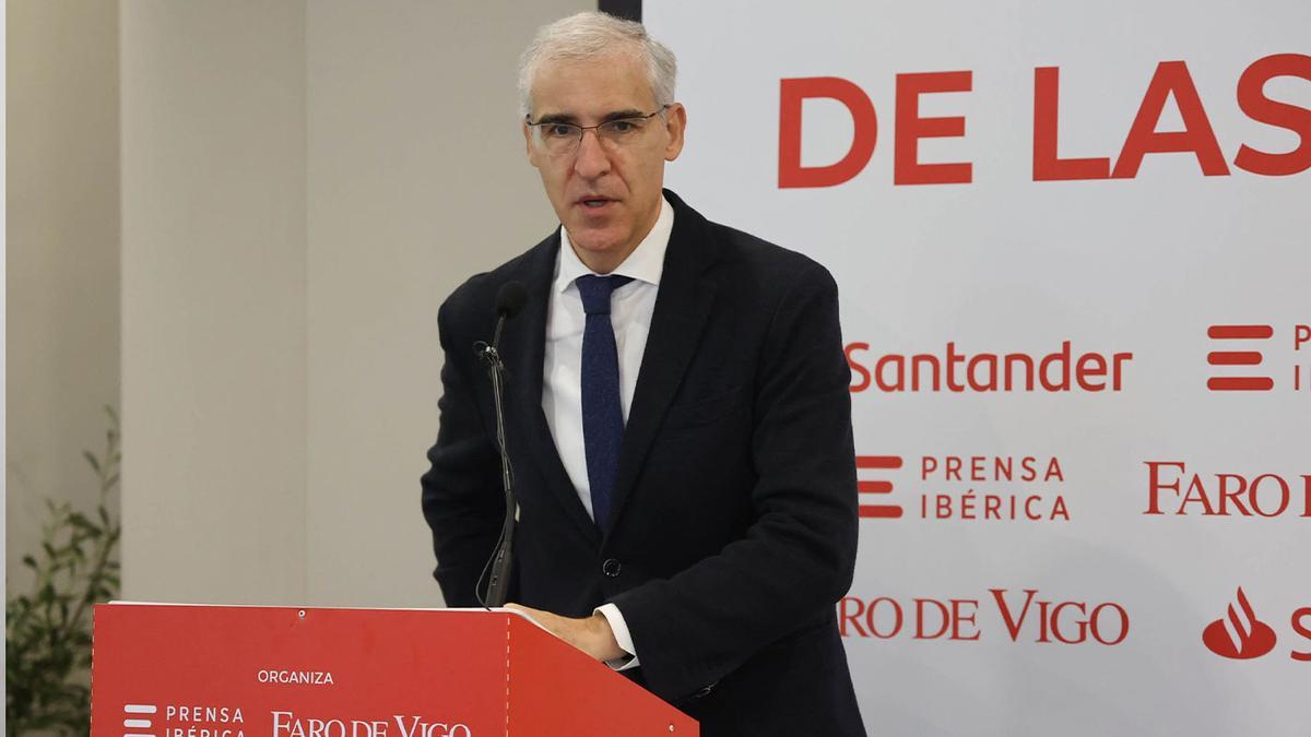 El Conselleiro de Economía, Francisco Conde