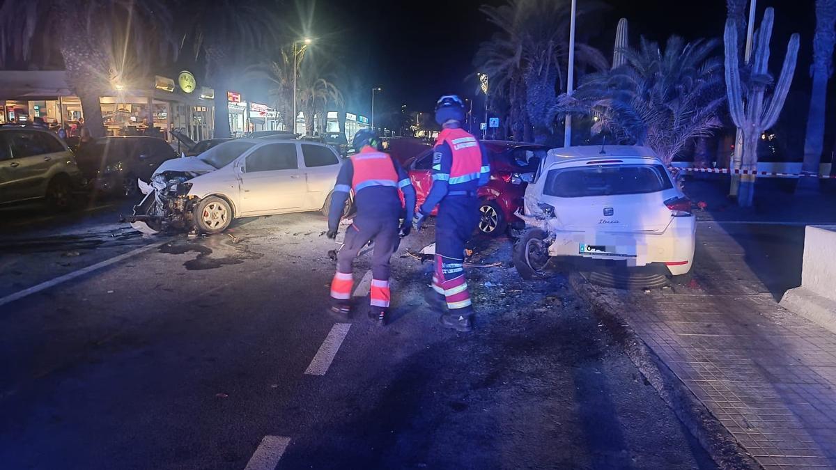 Impactantes imágenes tras el atropello en Costa Teguise (Lanzarote).