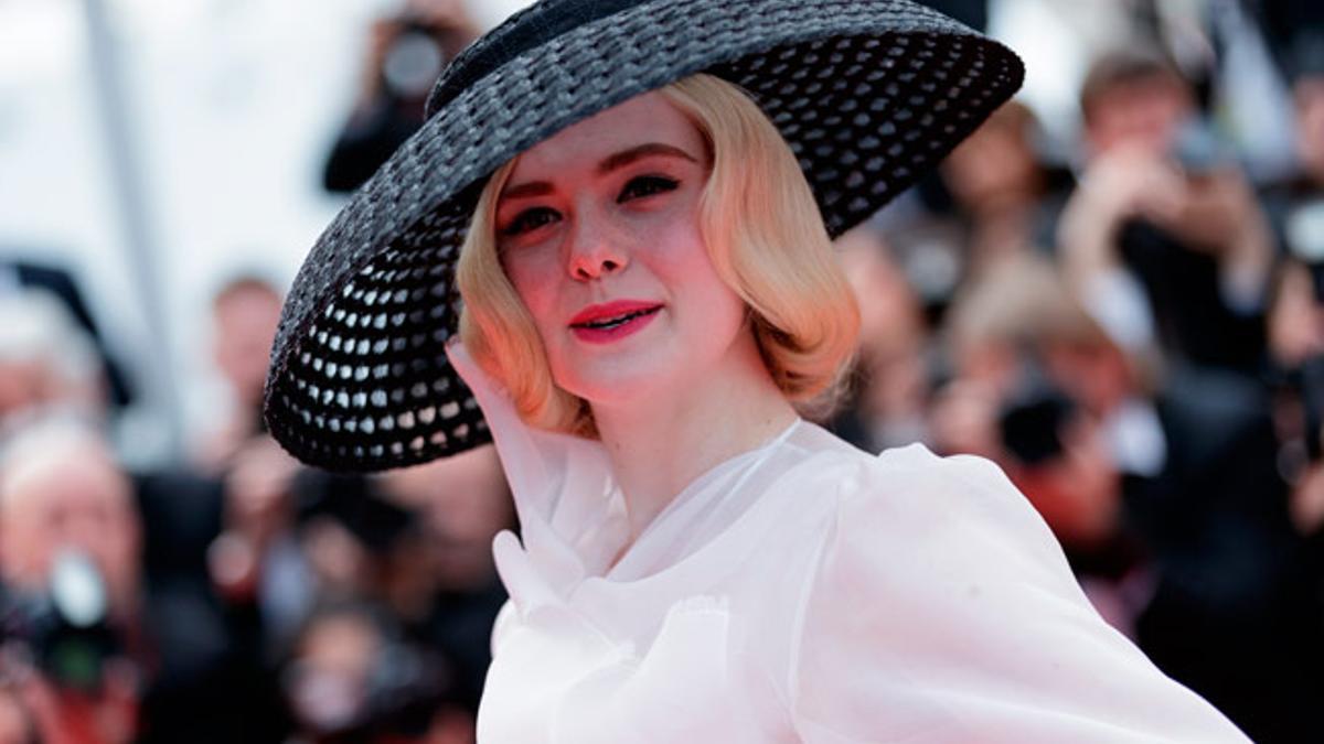 El maquillaje de Elle Fanning en el estreno de 'Once upon a time in Hollywood' en el Festival de Cannes