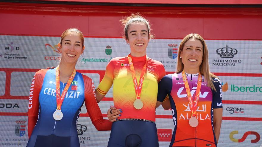 La ciclista torrevejense Sandra Alonso, plata nacional en contrarreloj