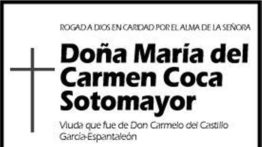 María del Carmen Coca Sotomayor