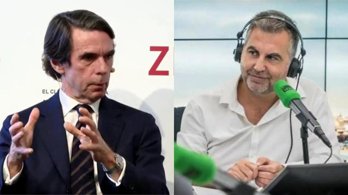 José María Aznar y Carlos Alsina