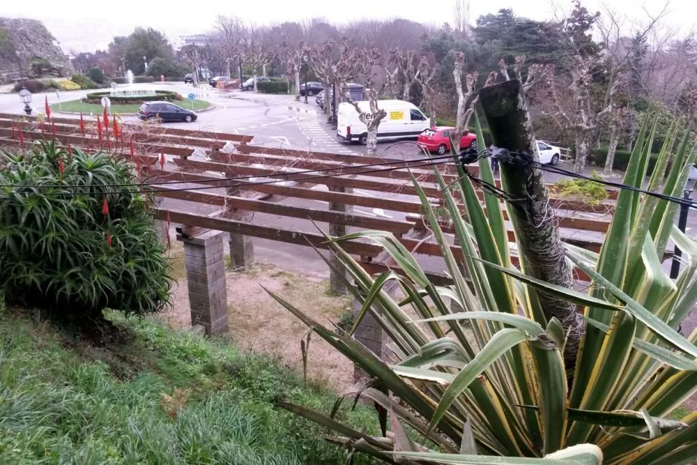 Las mejores imágenes que nos ha dejado el temporal Fabien en Galicia. // FdV