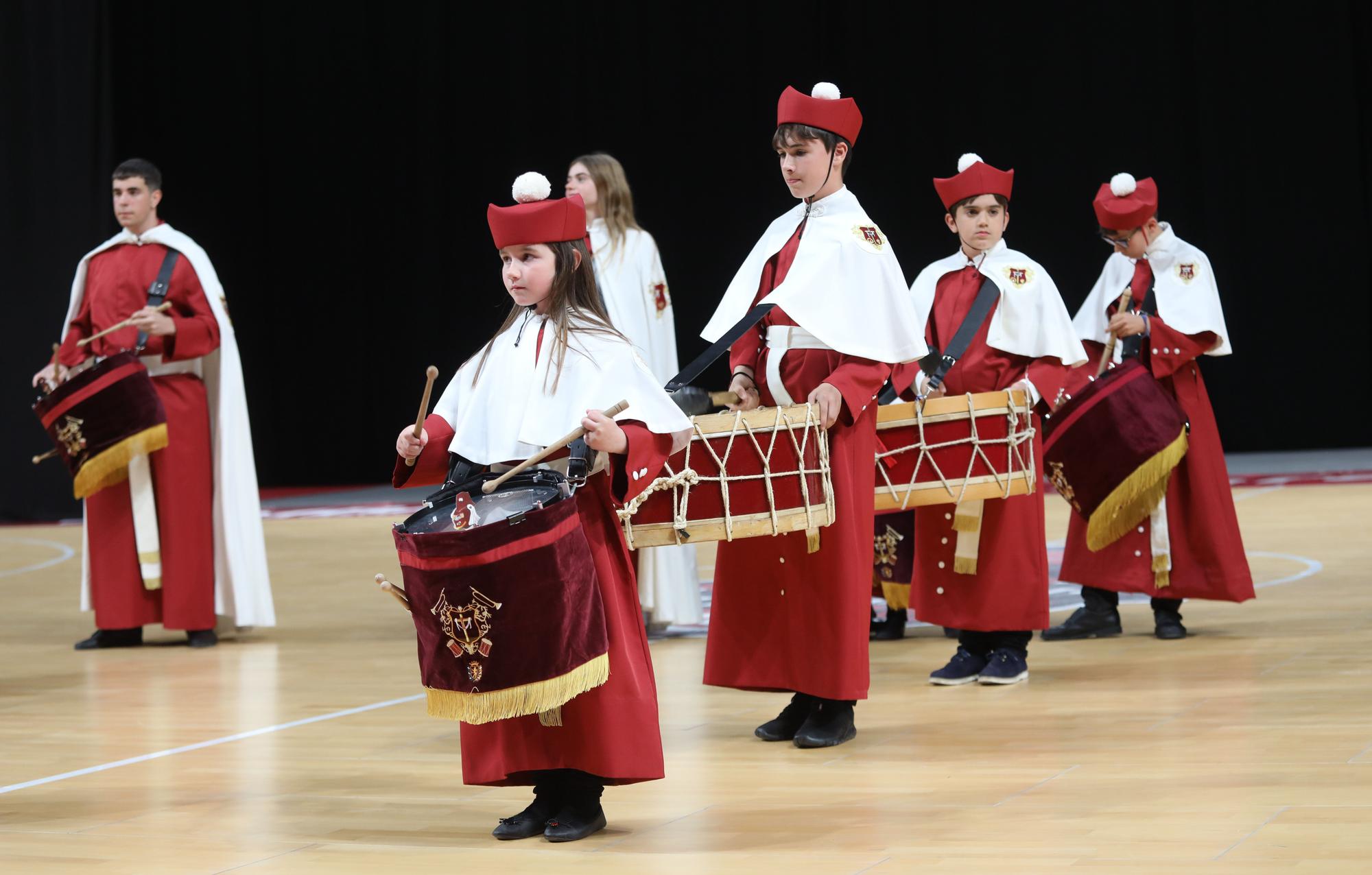 Los cofrades más pequeños de Zaragoza calientan motores para la Semana Santa