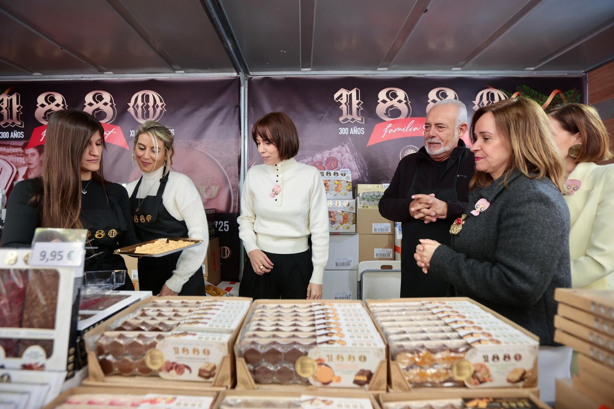 Inaugurada la feria de Navidad de Xixona