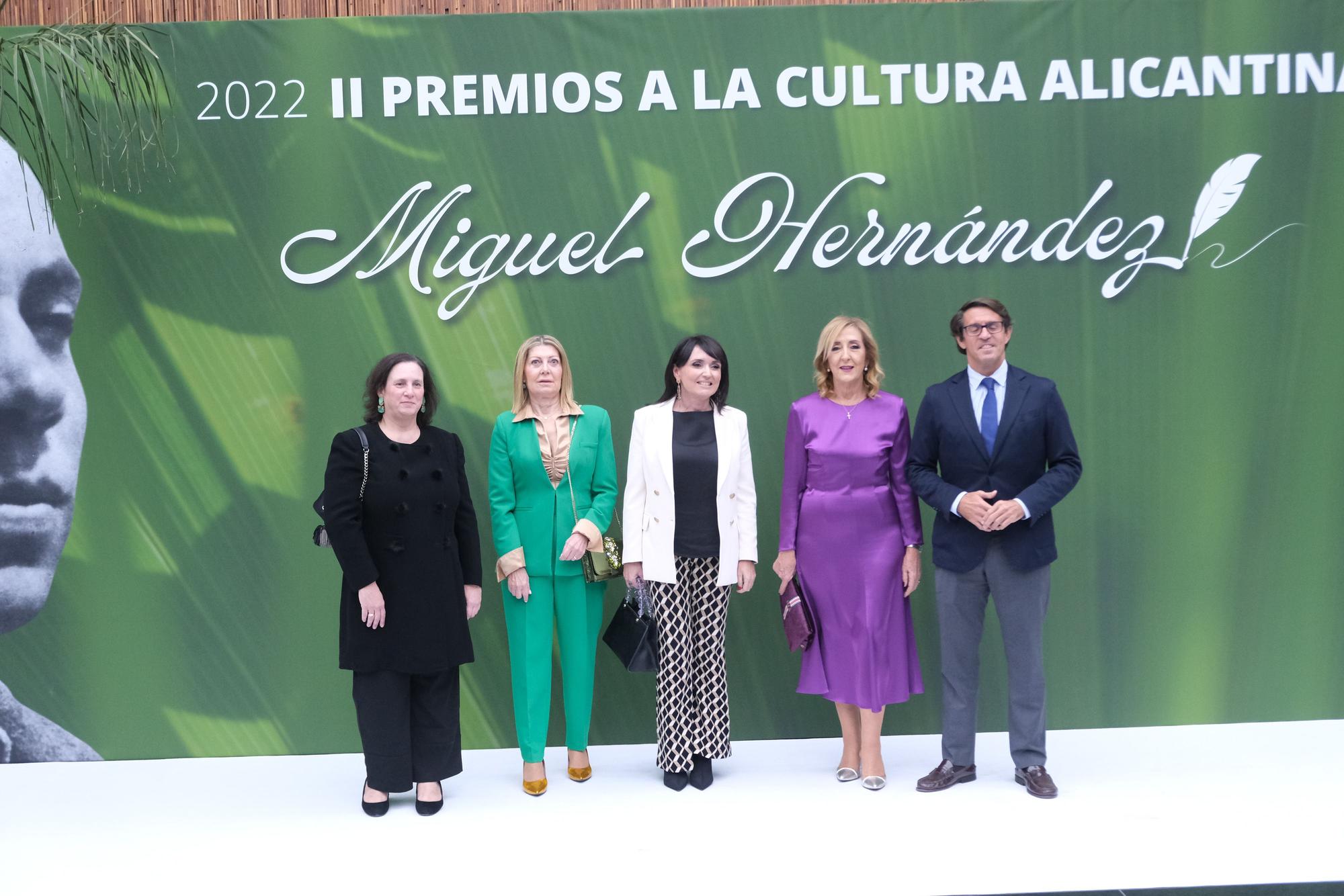 Así ha sido la Gala de entrega de los Premios Miguel Hernández a la Cultura Alicantina