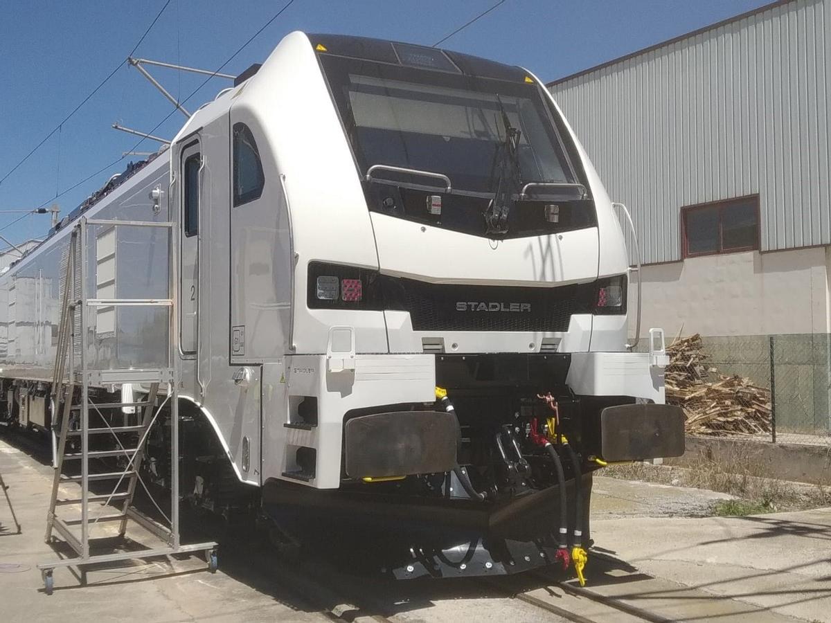 Locomotora de Stadler, como las que se fabrican en la planta de la Vall, en una imagen de archivo.