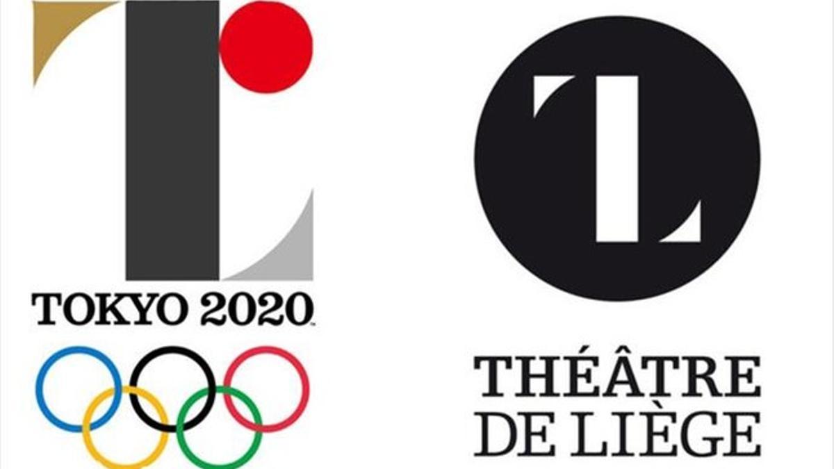 El logo de Kenjirio Sano para Tokio y el del teatro de Lieja