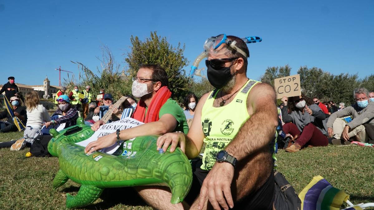 Manifestación para exigir medidas contra el cambio climático en Córdoba.