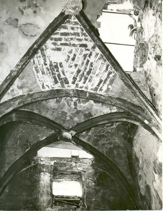 Bóvedas de las capillas del final de la nave