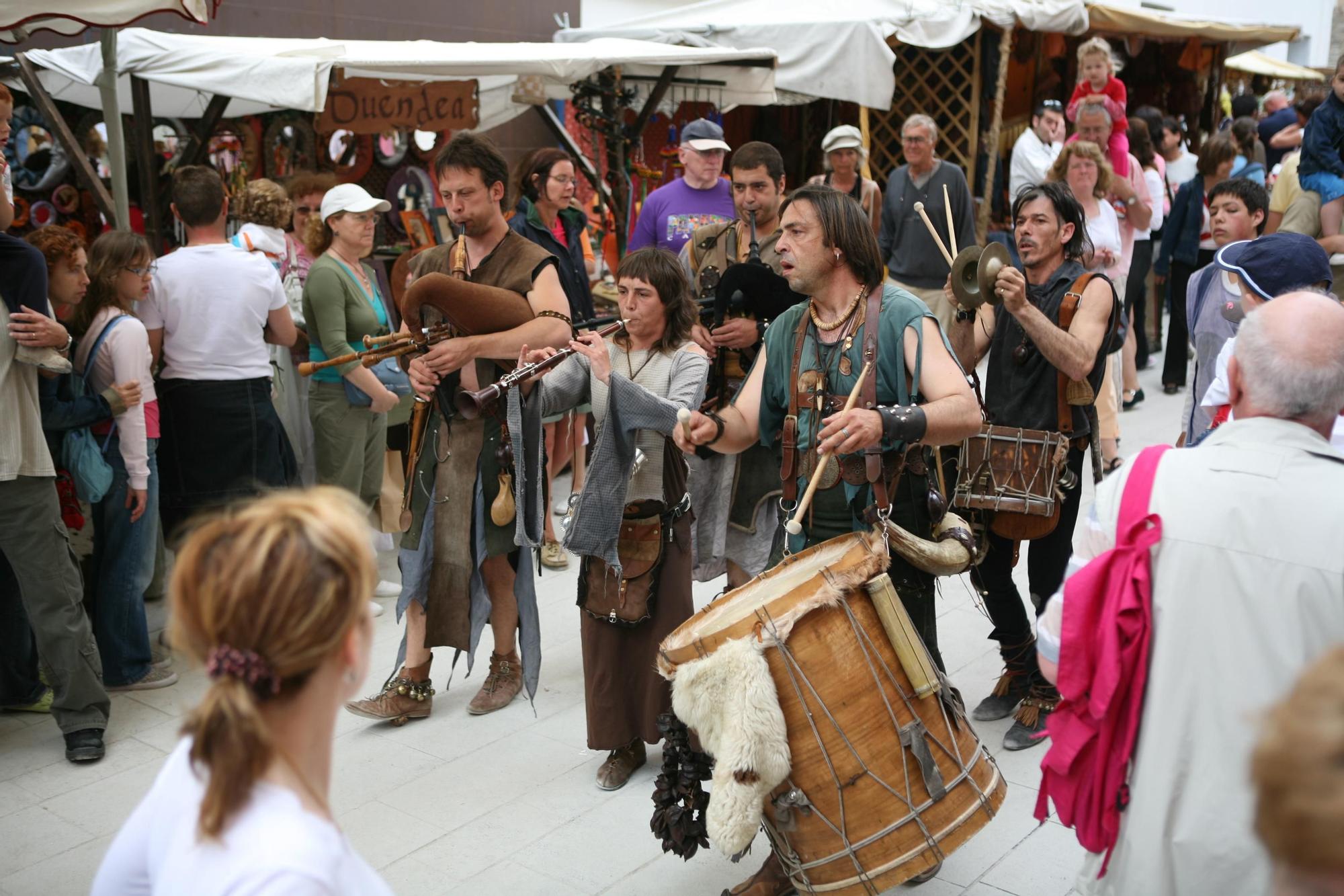 Edición de 2006 de la Feria Medieval de Ibiza.