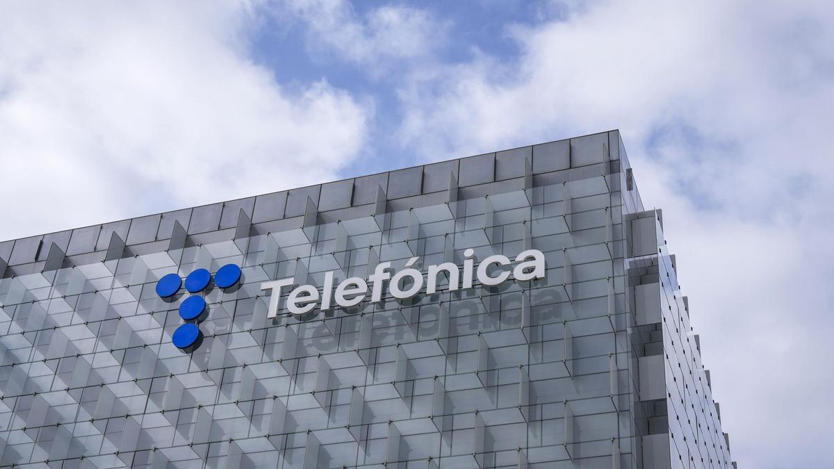 Las oficinas centrales de Telefónica en Madrid.