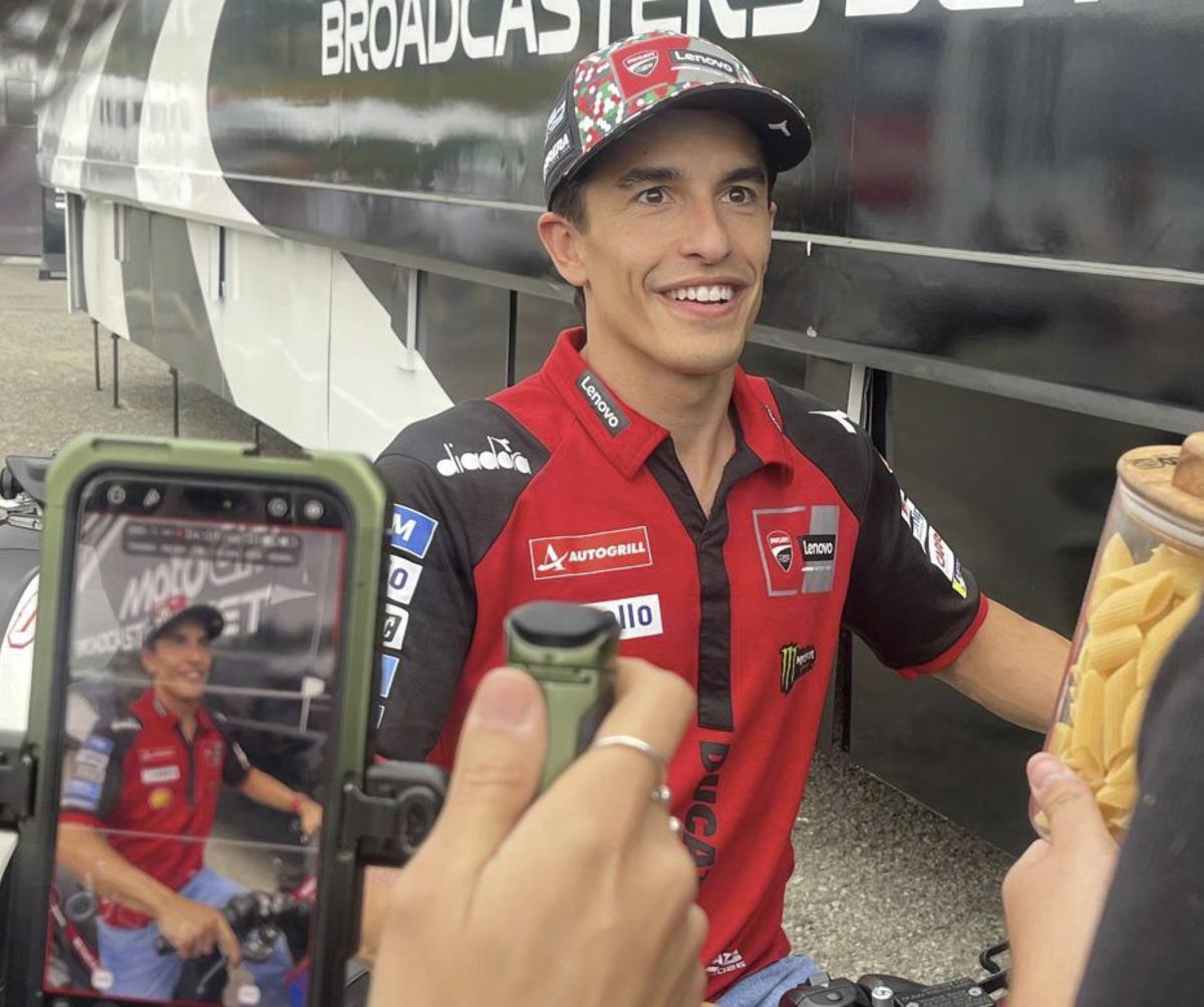 Márquez es posa un 10 després d’una arriscada tornada a Mugello