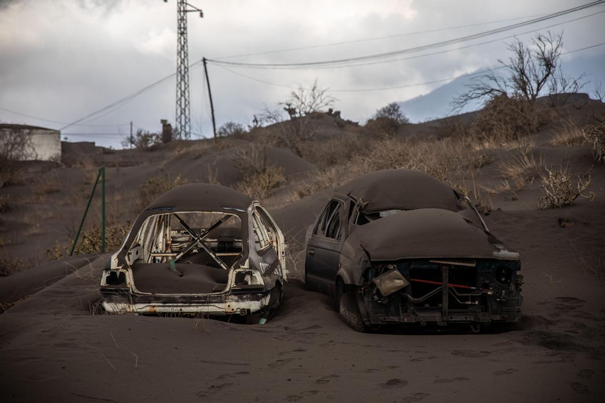 Las personas que residían en esta zona de Las Manchas tuvieron que abandonar sus viviendas ante la erupción del volcán de Cumbre Vieja el pasado 19 de septiembre.