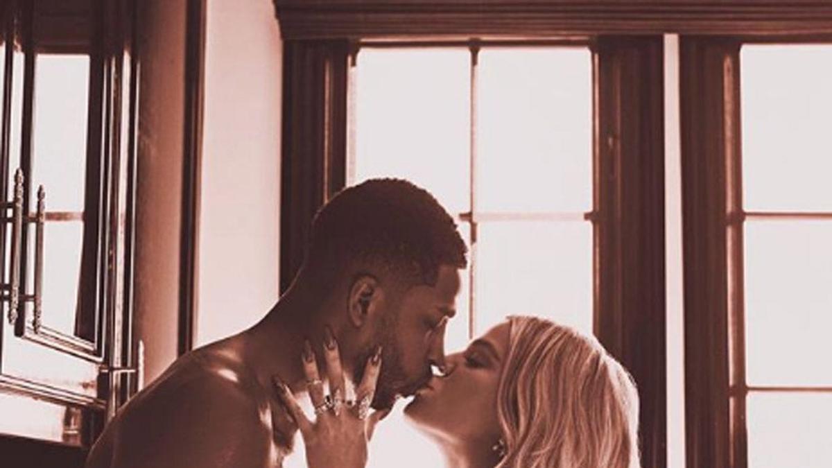 Tristan Thompson y Khloé Kardashian, todo amor antes de que naciera True