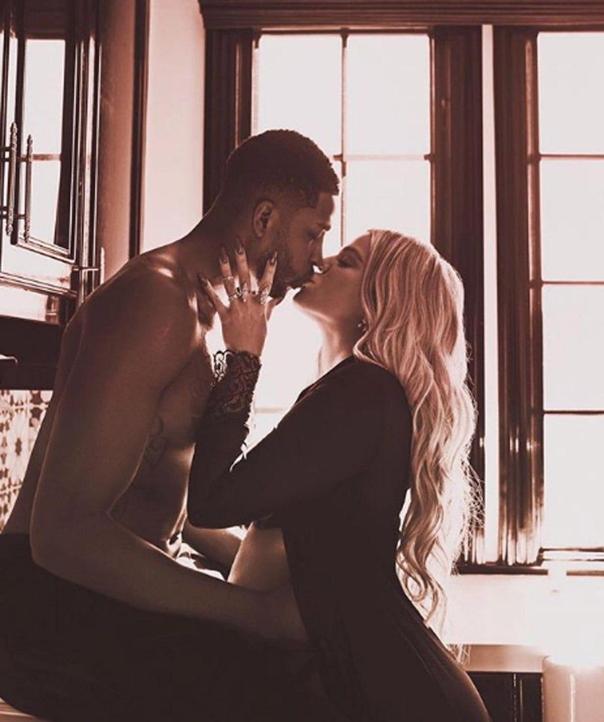 Tristan Thompson y Khloé Kardashian