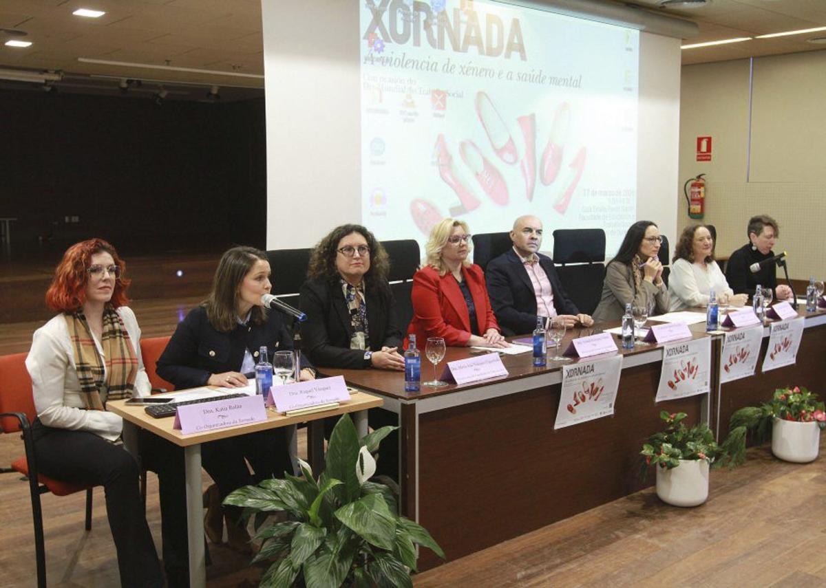 Participantes en la jornada celebrada en el campus este martes. | IÑAKI OSORIO