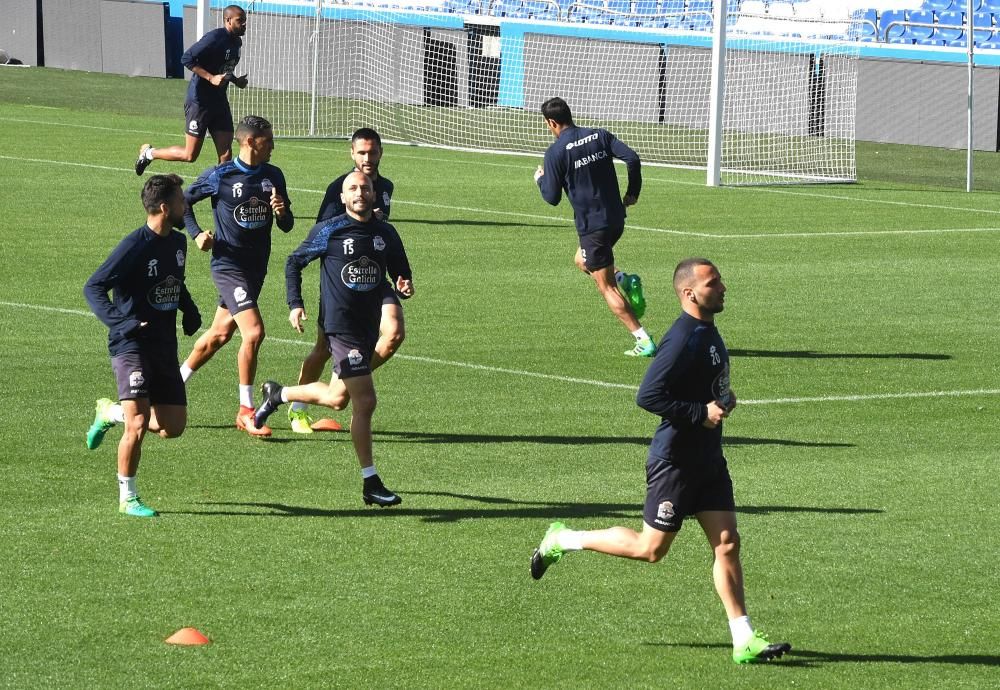 El Dépor prepara en Riazor el duelo de Anoeta