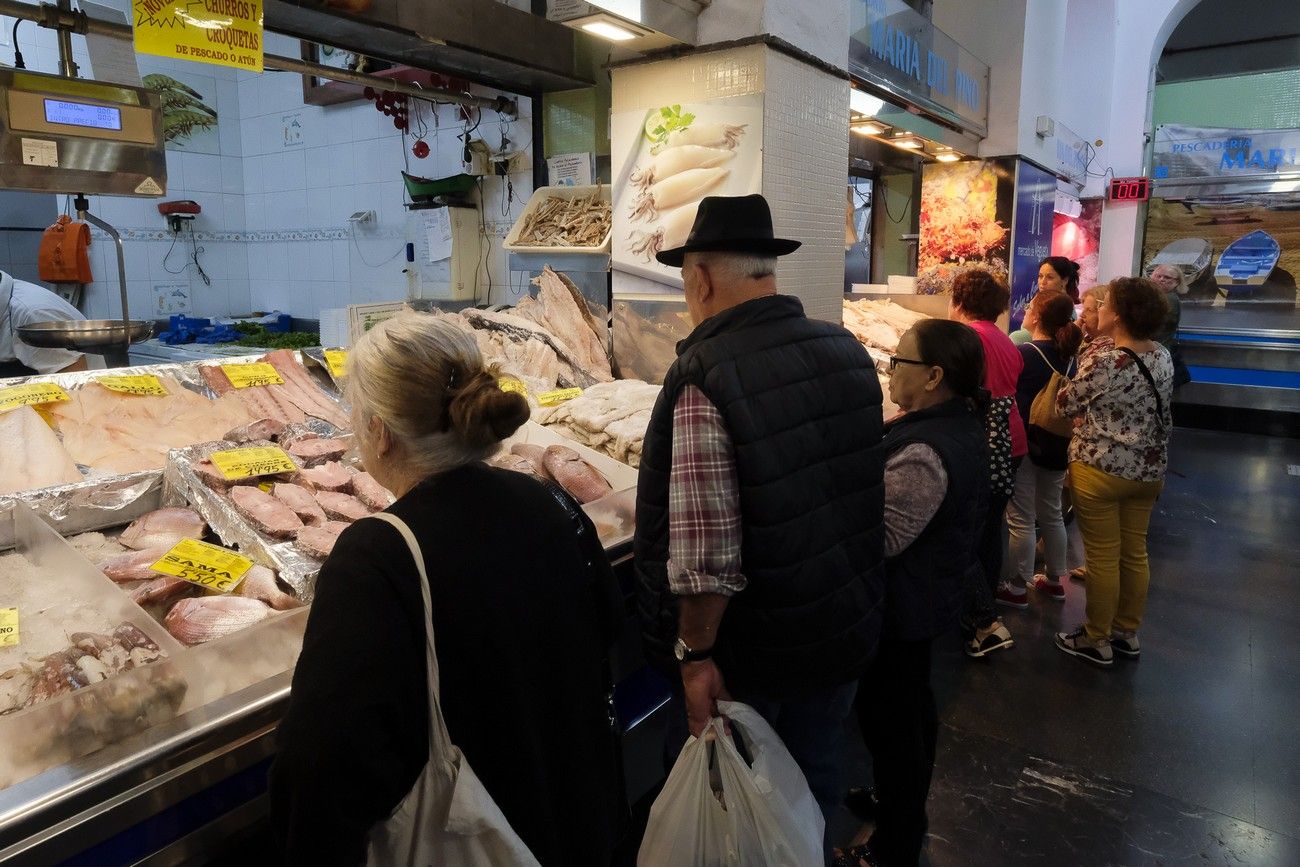 Compra de los ingredientes para el sancocho de Semana Santa